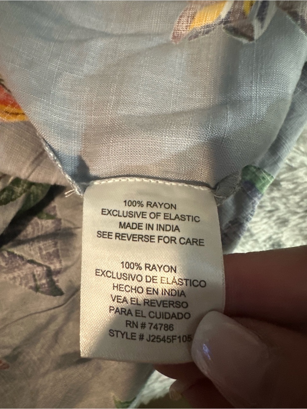 Patrons of Peace Gray Maxi Dress with Multicolor Floral Print - Picture 10 of 10